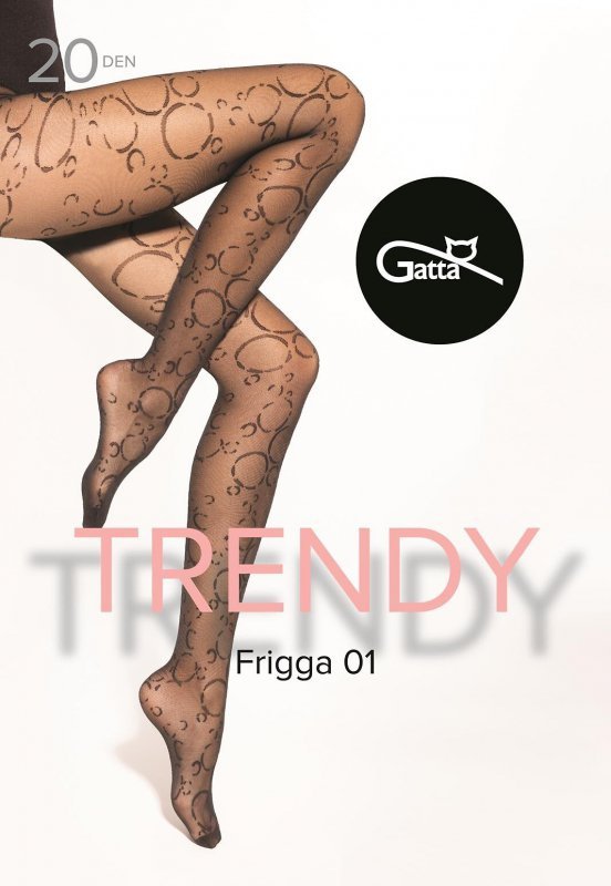Rajstopy Gatta Trendy Frigga wz.01 20 den 5-XL