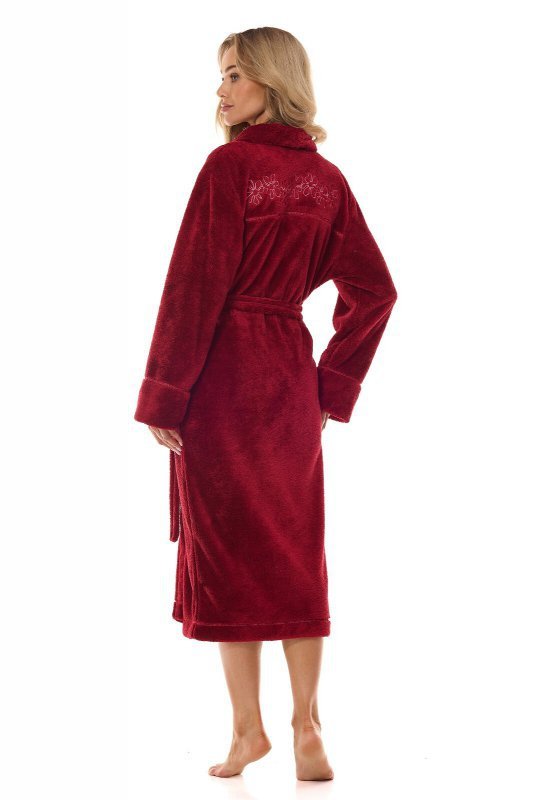 Gruby szlafrok damski L&amp;L 2413 Camelia 4XL różowy
