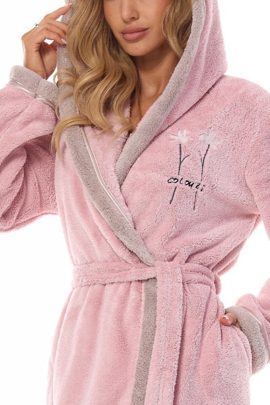 Ciepły szlafrok damski L&amp;L 2419 Tess 3XL 