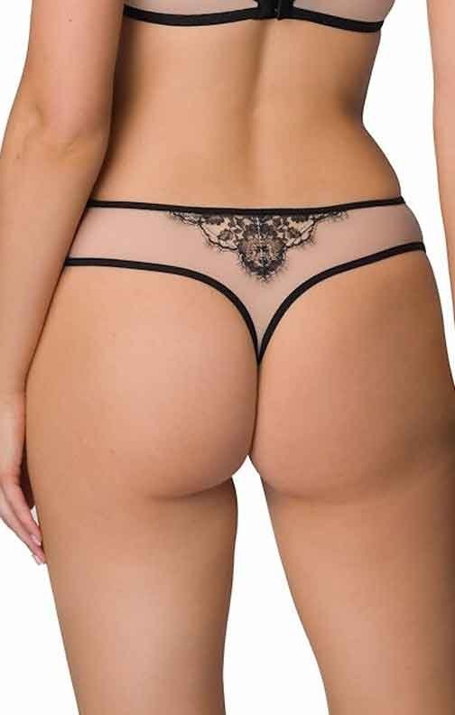 Mat Frances S-3804/4 stringi damskie beżowe