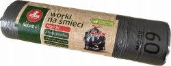 ZOSIA WORKI NA ŚMIECI Z TAŚMĄ 60 LITRÓW 10 SZTUK Z TWORZYWA FLEX WYTRZYMAŁE