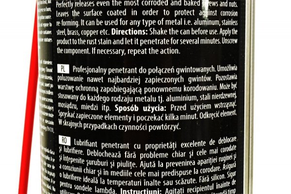K2 VULCAN ODRDZEWIACZ ŚRODEK PENETRUJĄCY DO ŚRUB