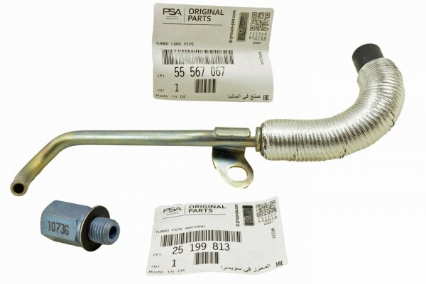 OPEL PRZEWÓD TURBINY + ZŁĄCZKA 10736 1.4 TURBO INSIGNIA A ZAFIRA C ORYGINAŁ
