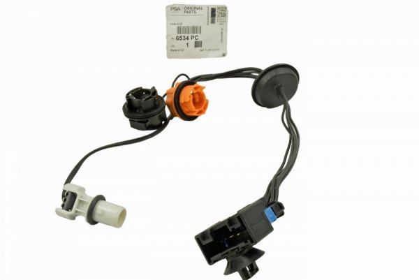 OPRAWKA WIĄZKA INSTALACJA LAMPY TYŁ CITROEN C4 HATCHBACK 6534PC ORYGINAŁ