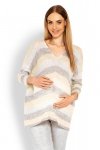 Sweter Ciążowy Model 30057C Yellow - PeeKaBoo