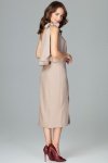 Sukienka Model K489 Beige - Lenitif