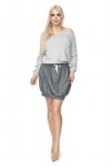 Spódnica Model 0110 Dark Grey - PeeKaBoo