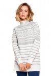 Sweter Damski Model MXS08 Popiel - Moe