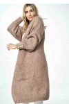 Sweter Kardigan Model M889 Brown - Figl
