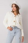 Sweter Damski Model LC-SW-A1.28X Ecru - Rue Paris