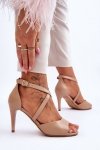 Sandały Model Loressa SK431 Dark Beige - Step in style