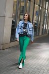 Spodnie Damskie Model 502800 Green - Fasardi