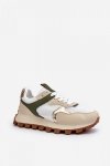 Buty Sportowe Model Ralita C2145 Beige/Green - Step in style