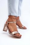 Sandały Model Glindra 24SD98-6986 Szampan - Step in style