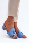 Sandał Klapki Model Jemenna JH338P Blue - Step in style