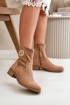 Botki Model Lerioria ASA198-28 Beige - Step in style