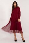 Sukienka Komplet Model MI-KMPL-23088.02P Bordo - Italy Moda
