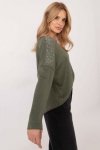 Sweter Damski Model DHJ-SW-17690.21 Khaki - Italy Moda