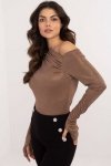 Bluzka Model DHJ-BZ-20095.91P Brown - Italy Moda