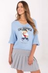Sweter Damski Model MI-SW-2101.06 Light Blue - Italy Moda