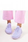 Fioletowe sneakersy na masywnej podeszwie Kassi - Solea