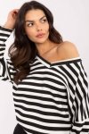 Bluzka Model MI-BZ-391739-1.19 Black/White - Italy Moda