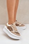 Buty Sportowe Model Fenarra LA312P Beige - Step in style