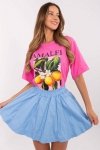 Tshirt Damski Model MI-TS-M745-1.37 Pink - Italy Moda