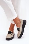 Mokasyny Model Vinceza 79522 Beige - Step in style