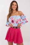 Szorty Damskie Model MI-SN-61785.83 Fuksja - Italy Moda