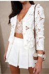 Sweter Damski Model Hampton 209427902 Ecru - LaBalancia