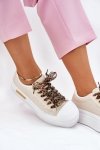 Trampki Model Zidora PC2806 Beige - Step in style
