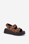 Sandały Model Genorre MAN0888 Brown Panterka - Step in style