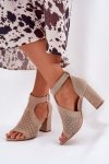 Sandały Model Helori 8752 Beige - Step in style