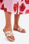 Sandał Klapki Model Ecapus CD314 Beige - Step in style