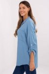 Koszula Damska Model MO-KS-9368.98 Dark Blue - Italy Moda