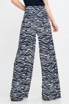 Spodnie palazzo SD115 Wzór Zebra/Navy - Nife