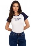 T-shirt Damski Model NM-TS-V7939.50 White/Navy - NM