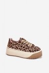 Buty Sportowe Model Tirvanis PL358 Brown Panterka - Step in style