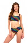 Kostium dwuczęściowy Biustonosz Kąpielowy Model Elena Kostium Big Top Multicolor - Lupo Line
