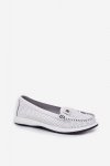 Mokasyny Model S.Barski LR51-673 White - Step in style