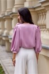 Bluzka Model Giana RCO BLU0178 Pink - Roco Fashion