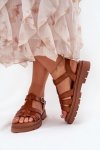 Sandały Model Nendales 5203 Camel - Step in style