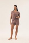 Piżama Damska Model Noves 42679-82X Brown - Henderson