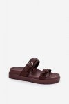 Sandał Klapki Model Wernone TL8-175 Brown - Step in style