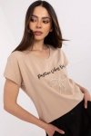 Tshirt Damski Model CLM-TS-1727.90 Camel - Factory Price