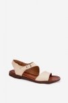 Sandały Model Zazoo 3014 Beige - Step in style