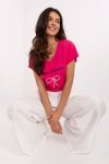 Tshirt Damski Model CLM-TS-1727.90 Fuksja - Factory Price