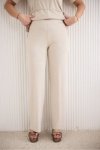 Spodnie Damskie Model M419LX Lurex Beige - La Aurora