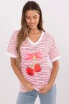 Bluzka Modeel MI-BZ-M6312-3.77 Red - Italy Moda